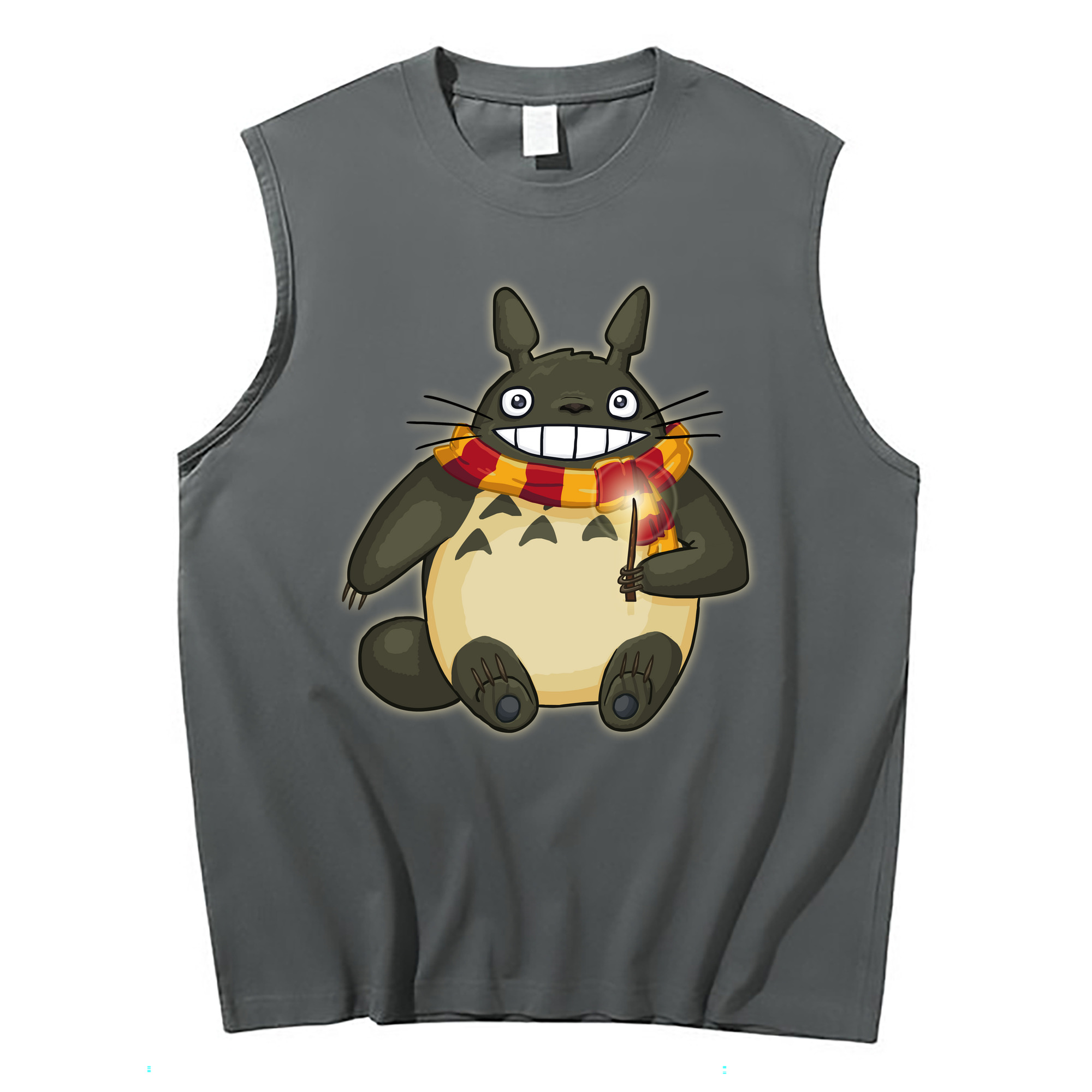 （画像用） となりのトトロ 草壁メイ 草壁サツキ My Neighbor Totoro Satsuki Kusakabe Mei Kusakabe コットン100％タンクトップ（フロントプリント）
